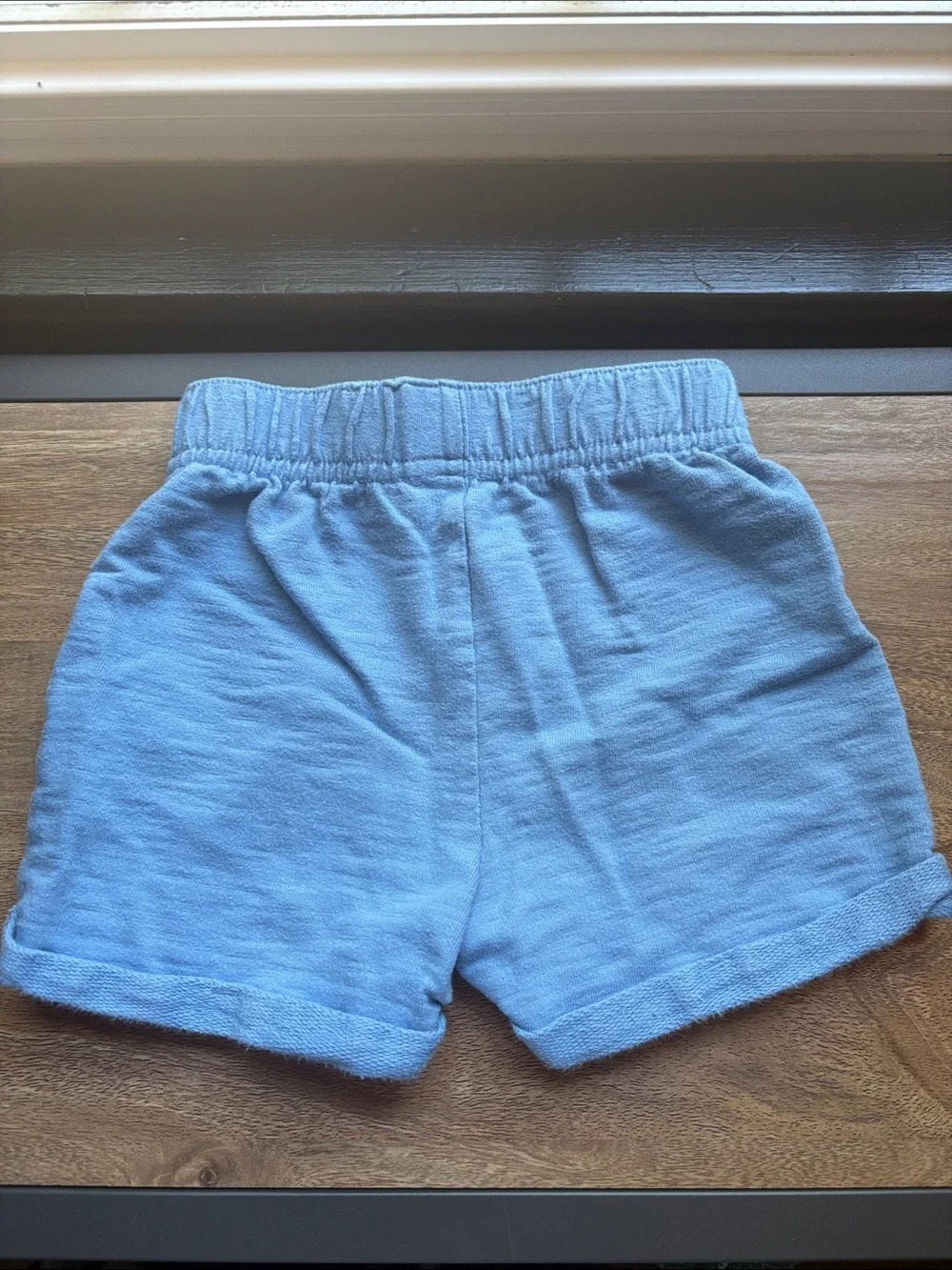 Set of 3 Comfy 18m Shorts - Light Blue, Red, and 1 Navy Shark Print bathing suit